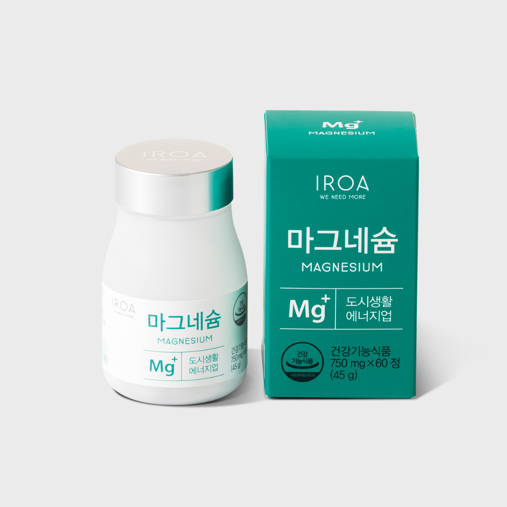 이로아 마그네슘 750mg x 60정, 3개