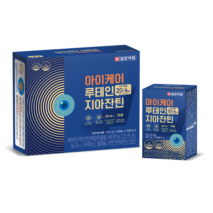 일양약품 아이케어 루테인 지아잔틴 500mg x 60캡슐, 2개