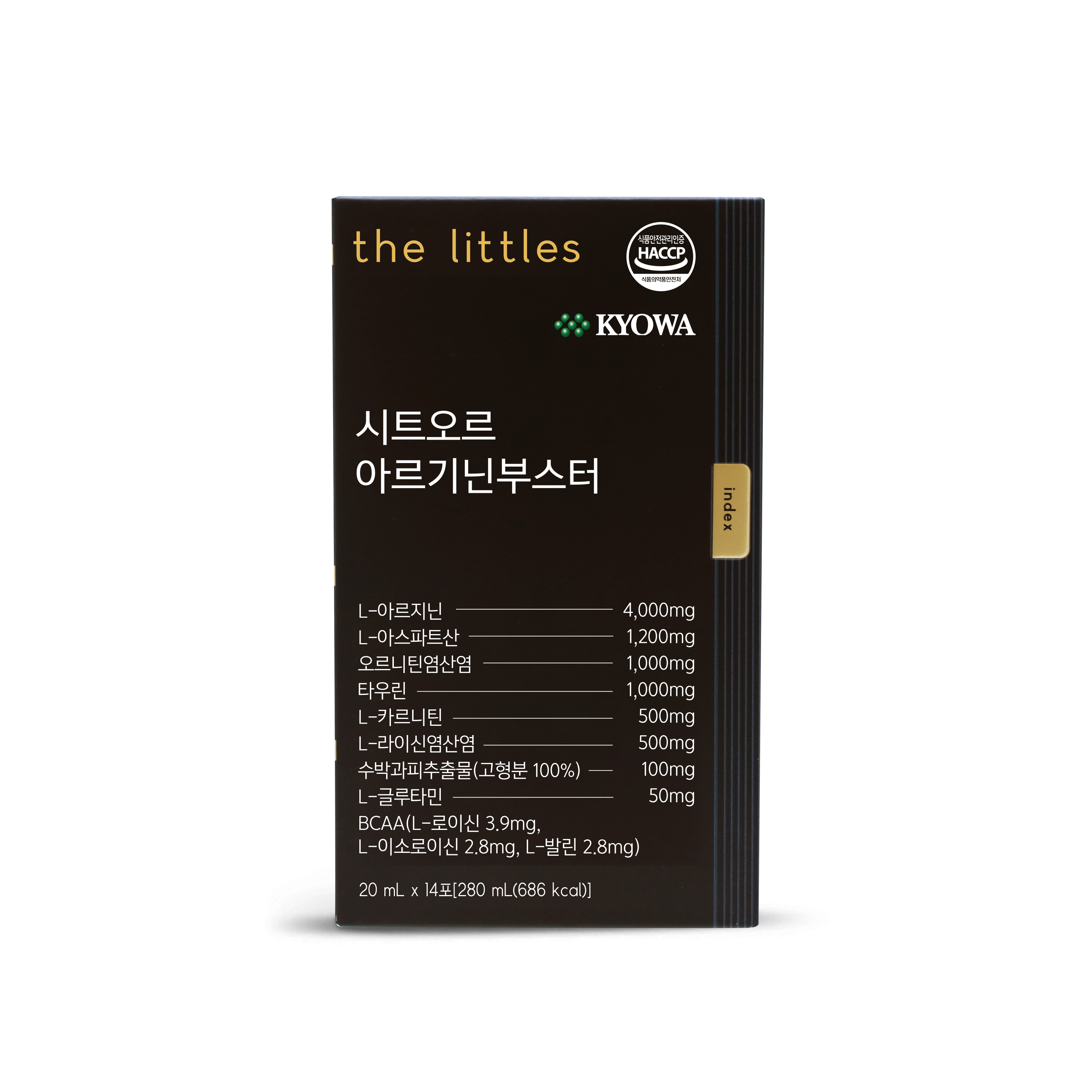 <b>더리틀스</b> 시트오르 <b>아르기닌</b>부스터 20ml x 14포, 4개