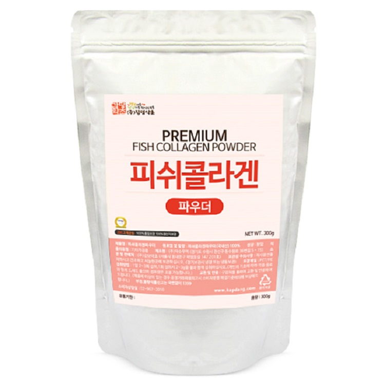 갑당 저분자 피쉬 콜라겐 펩타이드 분말 가루 300g, 1개