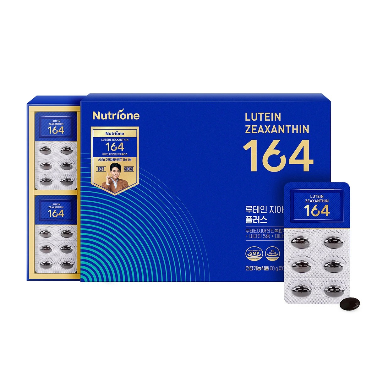 뉴트리원라이프 루테인 지아잔틴 16:4 플러스 선물세트 500mg x 120캡슐, 1개