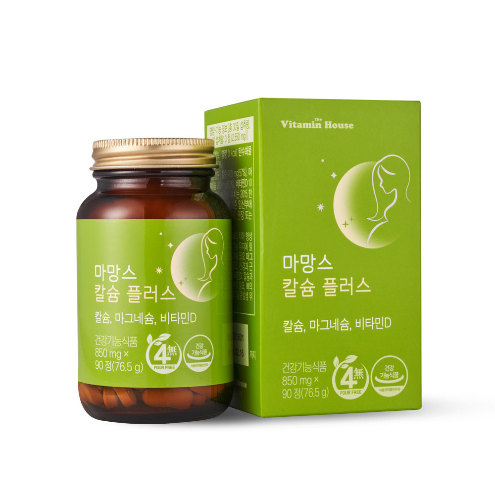 비타민하우스 마망스 <b>칼슘</b> 플러스 850mg x 90정, 1개