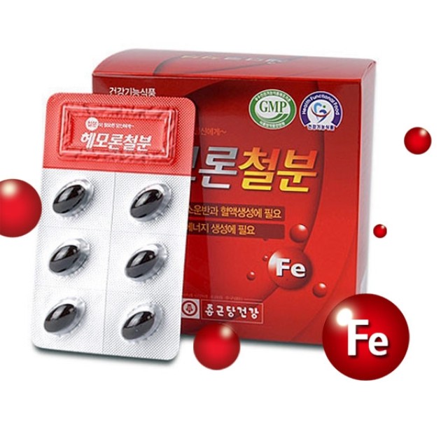 종근당건강 헤모론 철분 500mg x 60캡슐, 1개
