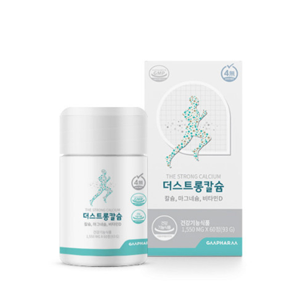 지엠팜 더스트롱칼슘 1550mg x 60정, 1개