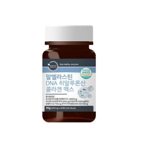 봄날이오다 말 엘라스틴 DNA 히알루론산 콜라겐 맥스 600mg x 60정, 1개
