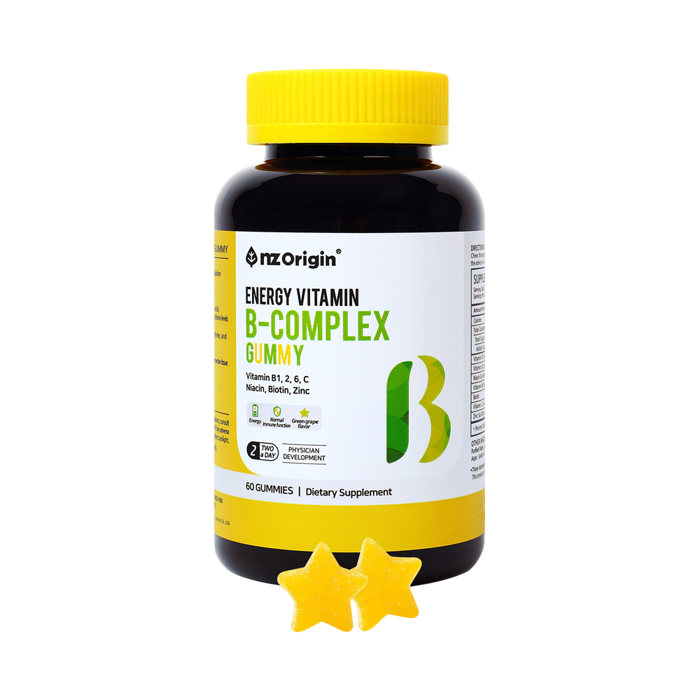 엔젯오리진 에너지 <b>비타민</b><b>B 컴플렉스</b> 구미 3000mg x 60구미, 1개