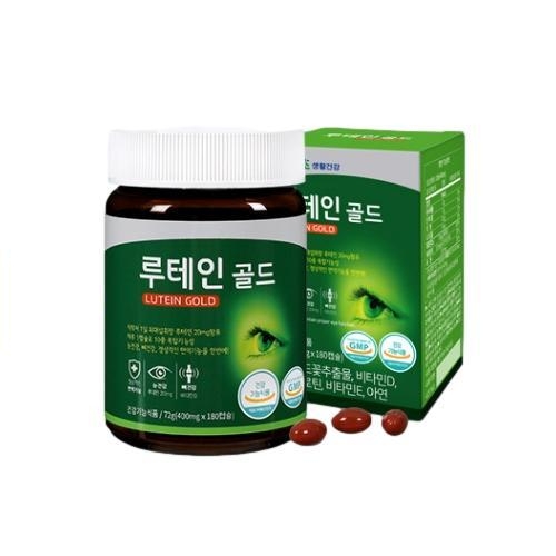 녹십초생활건강 루테인 골드 400mg x 180캡슐, 2개