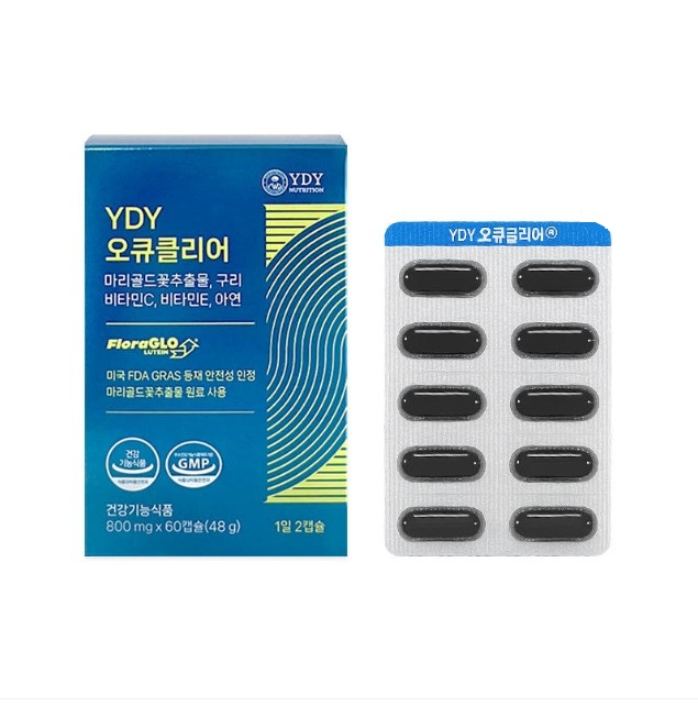 YDY뉴트리션 오큐 클리어 800mg x 60캡슐, 1개