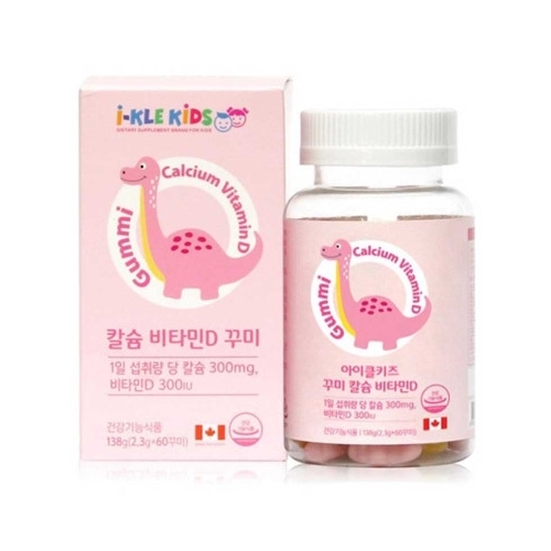 아이클키즈 칼슘 비타민D 꾸미 2.3g x 60구미, 1개