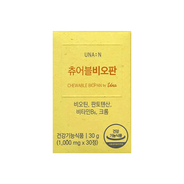휴럼 츄어블 비오판 1000mg x 30캡슐, 3개