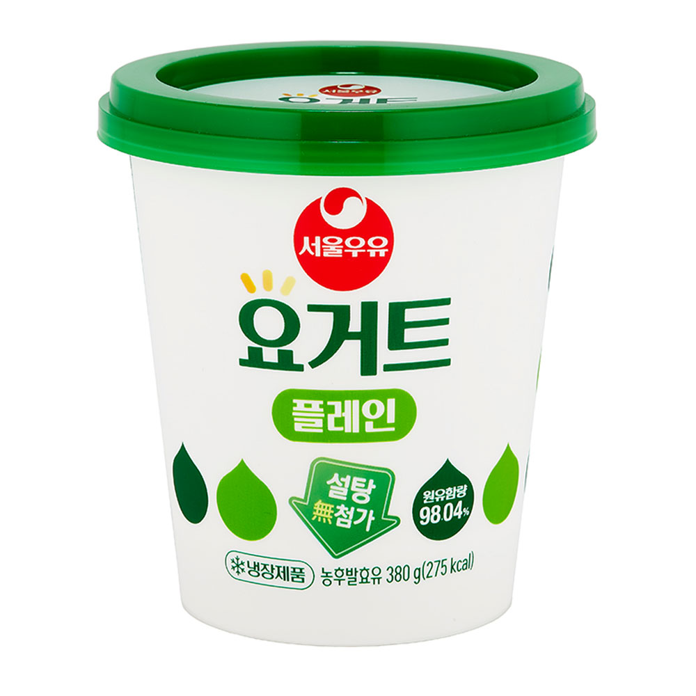 요거트 플레인 설탕 무첨가