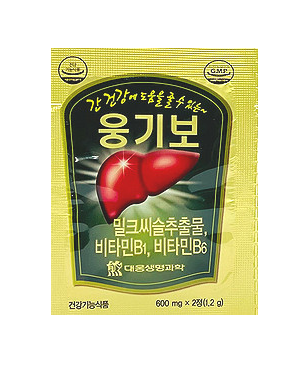 대웅생명과학 웅기보 600mg x 2정, 1개