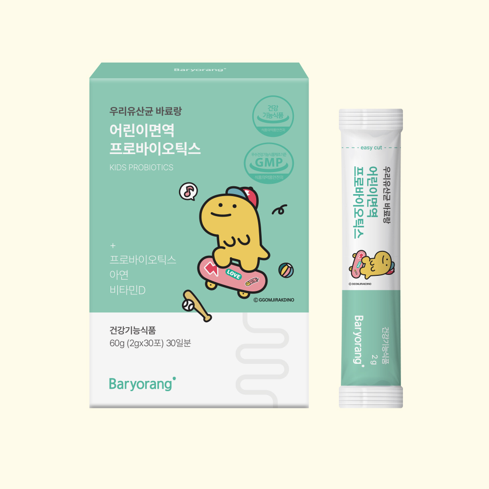 바료랑 어린이면역 프로바이오틱스 유산균 2g x 30포, 1개
