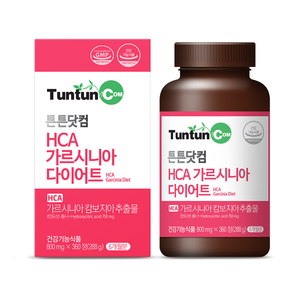 튼튼닷컴 <b>HCA</b> 가르시니아 다이어트 800mg x 360정, 1개