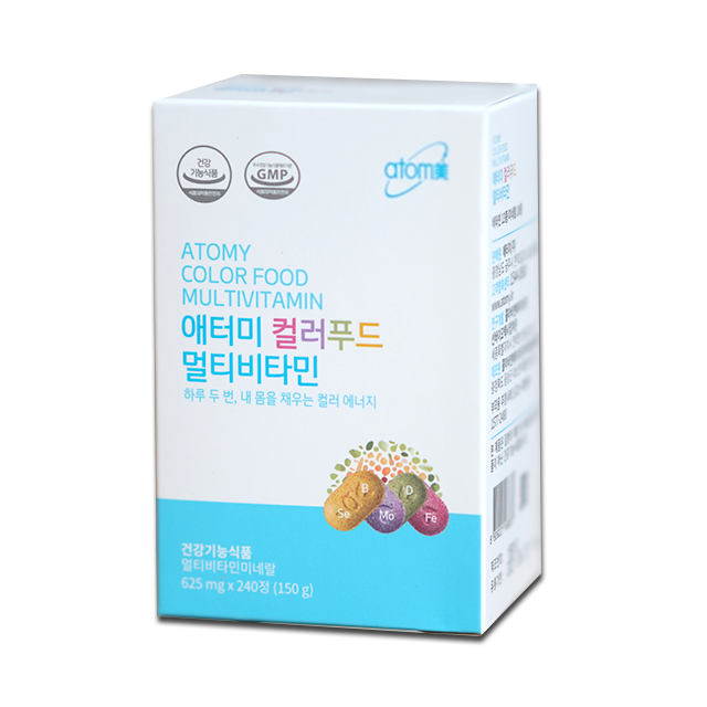 <b>애터미</b> 컬러푸드 멀티<b>비타민</b> 625mg x 240정, 1개