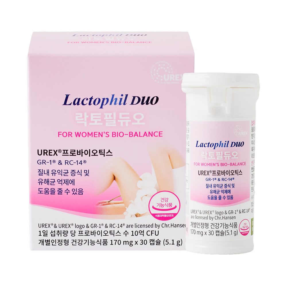 락토필듀오 듀오 170mg x 30캡슐, 1개