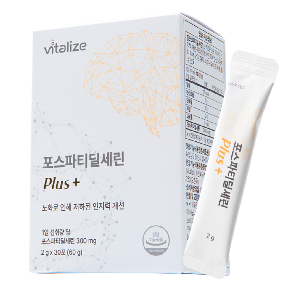 바이탈라이즈 <b>포스파티딜세린 플러스</b> 2g x 30포, 1개
