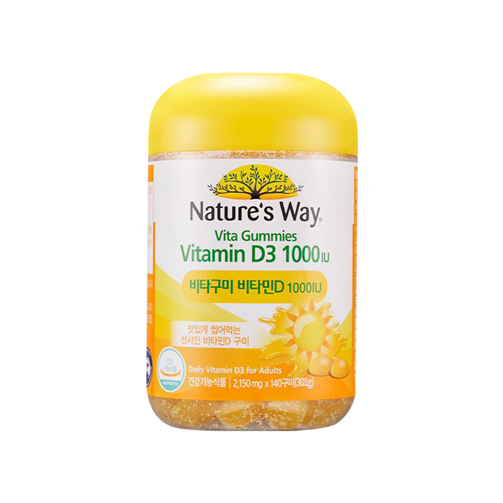 네이쳐스웨이 비타구미 <b>비타민</b>D 1000IU 2150mg x 140구미, 1개