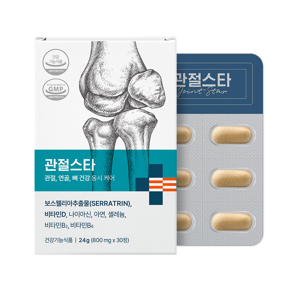 나우케어 관절스타 800mg x 30정, 3개