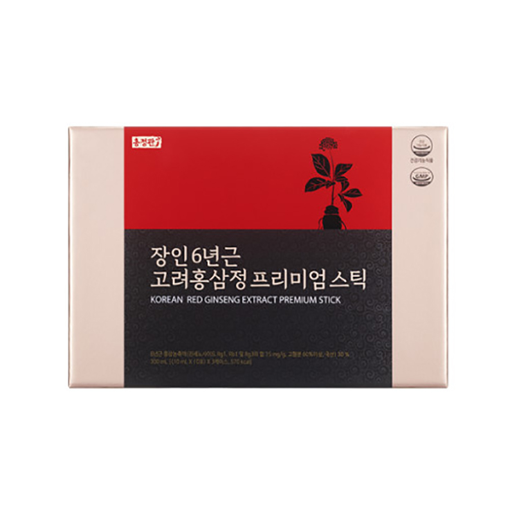 <b>홍정관</b> 장인 6년근 고려<b>홍삼</b>정 진액스틱 10ml x 30개입, 1개