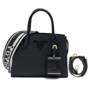 프라다 사피아노 모노크롬 미니 숄더백 블랙 LO2277727542 스트랩 1BA269 2ERX F0002 3OO NERO 271858 1136406 117681985