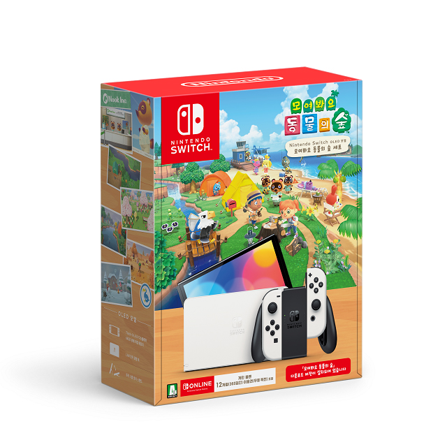 닌텐도 스위치 OLED 모여봐요 동물의 숲