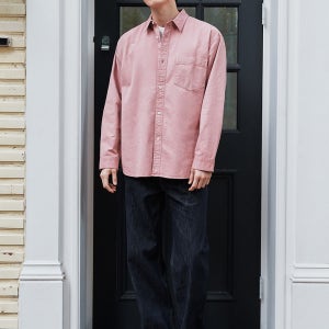 남성) 세미 와이드 데님