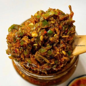 [THE안다미로]밥도둑매운청양고추다대기500ml, THE안다미로