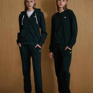 카파 카파 여성 코튼 후드집업+저지세트 퍼포먼스 4종SET (다크그린)