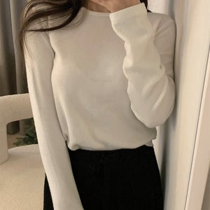 포근 소프트 이너 기모 티셔츠 tee