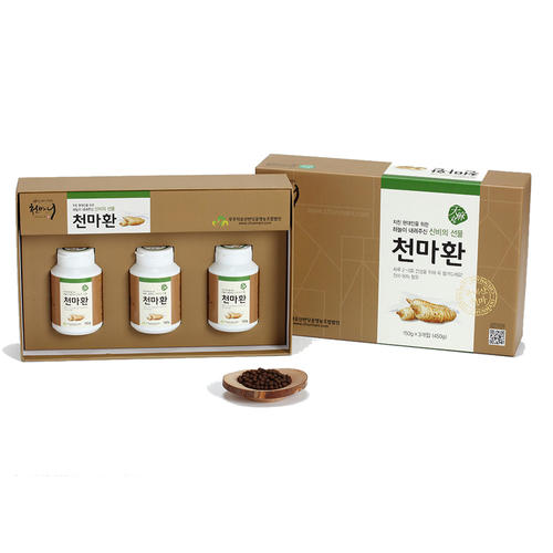 무주 <b>천마</b>환 국산 무주<b>천마</b> 분말 가루 환 150g x 3병세트