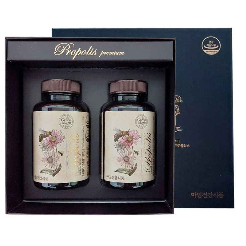 알로에<b>마임</b> <b>마임</b>건강<b>식품</b> 프로폴리스 500ml X 120캡슐 X 2통
