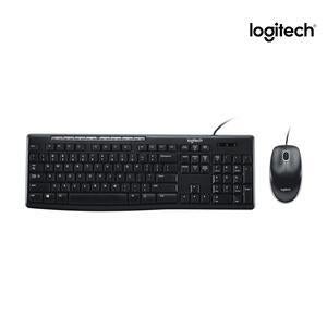 로지텍코리아 공식 MK200 콤보 유선 키보드 마우스 세트