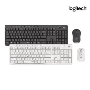 로지텍코리아 공식 MK295 슬림 무선 키보드 마우스 세트