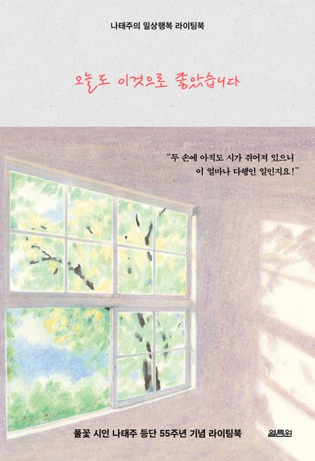 오늘도 이것으로 좋았습니다  : 나태주의 일상행복 라이팅북