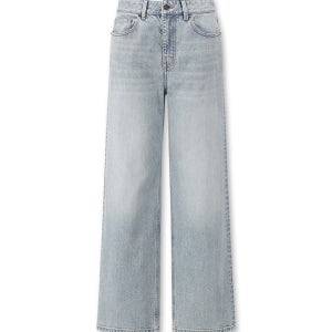 여성) 세미 와이드 데님