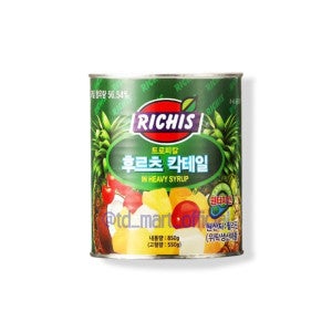 리치스 리치스 후르츠칵테일 통조림 850g 12개