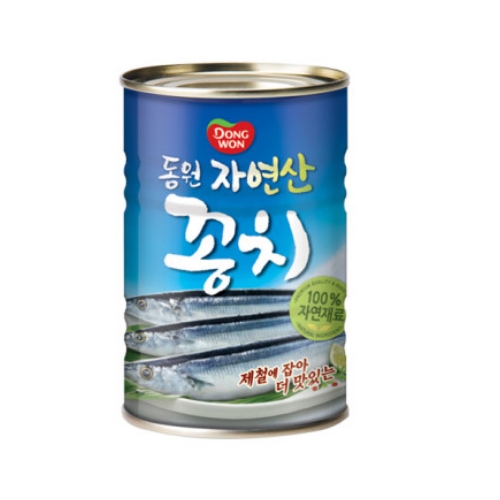 동원 자연산 꽁치 통조림 제품 이미지