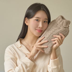 핫워터 니트포켓 충전식 온수 찜질기 온열 파우치 손 허리 다용도 찜질팩 핫팩 생리통