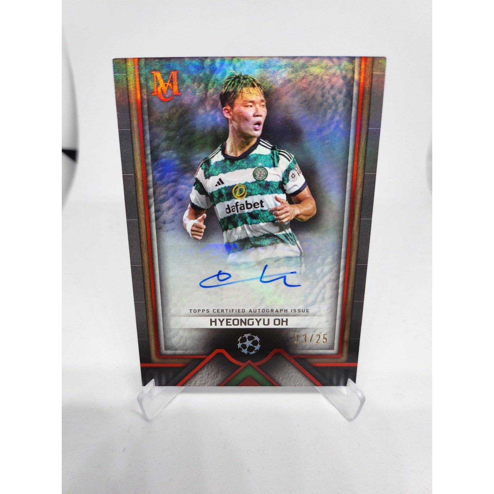 오현규싸인카드 25장 한정판 2024 Topps Museum RED 친필싸인 오토카드