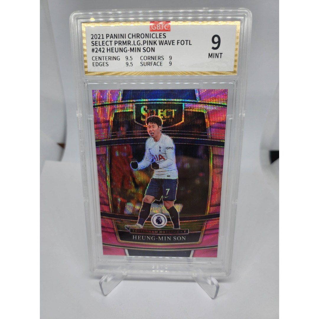2021 Panini Select PINK WAVE 19장 등급 손흥민 EPL 카드  1개