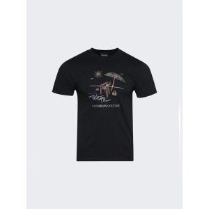 BOTTER 반팔 티셔츠 CARIBBEAN BEACH BLACK 남성 7166563450940 CARIBBEAN BEACH BLACK