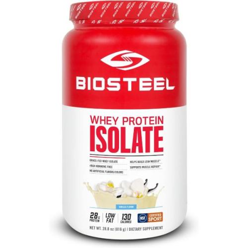 BIOSTEEL <b>바이오스틸</b> 유청 단백질 분리 분말 잔디 사료 비GMO <b>운동 후</b> 포뮬러 바닐라 24인분