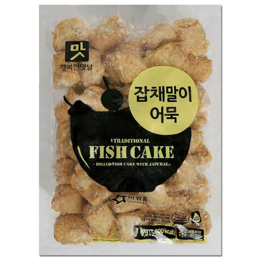 Ourhome Haengbokhan Matnam Japchae-filled Fish Cake Roll 1kg, 1 Count