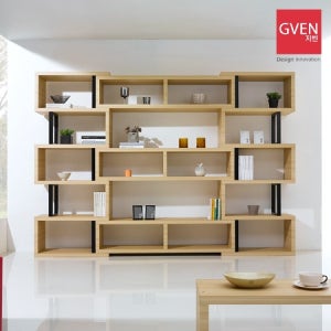 GVEN 지벤 덱스터 오크 2800 공간장식장 세트