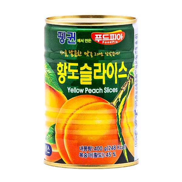 남일종합식품 펭귄 황도 슬라이스 400g, 24개