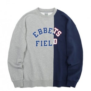 [이벳필드] 이벳필드 절개 배색 맨투맨 그레이 EB2101CR11GR