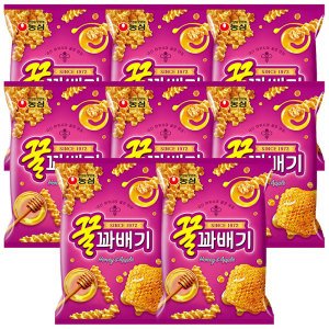 농심 농심 꿀꽈배기 90g x 8개 / 과자 간식 스낵