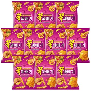 농심 농심 꿀꽈배기 90g x 10개 / 과자 간식 스낵