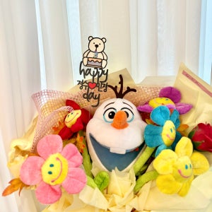 생일축하 기념일축하 곰돌이 토퍼 , 이루다 토퍼